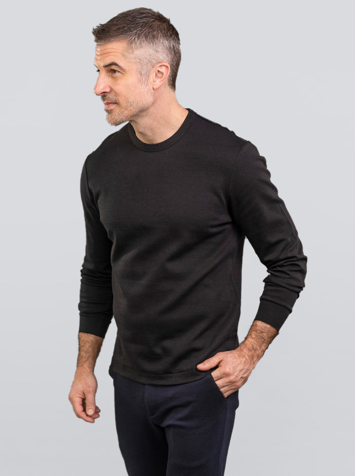Long Sleeve Knit Shirt, Slim Fit Button Down Men's Shirt, 100% Cotton,  NiceStuff