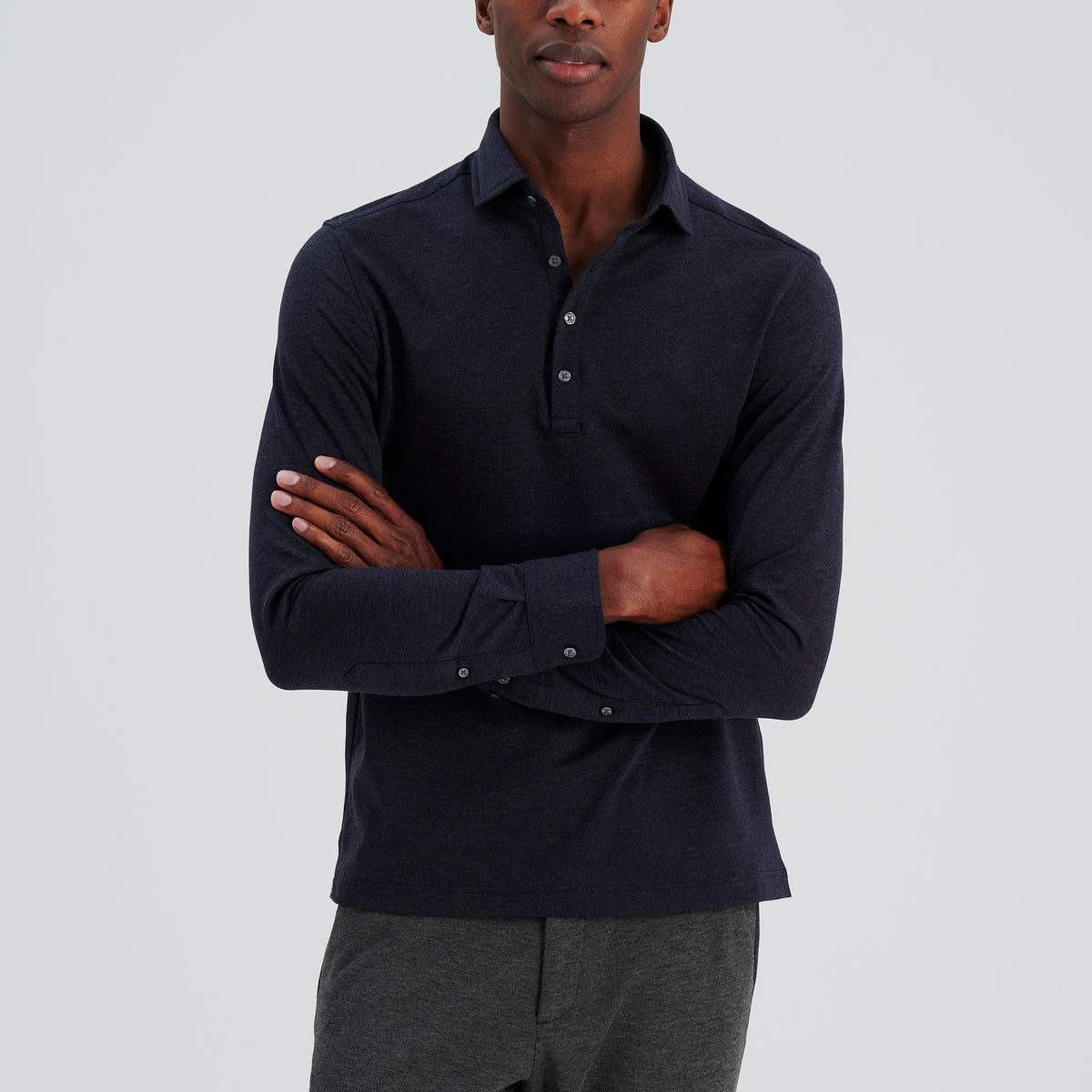 The Hudson - Men's Long Sleeve Polo